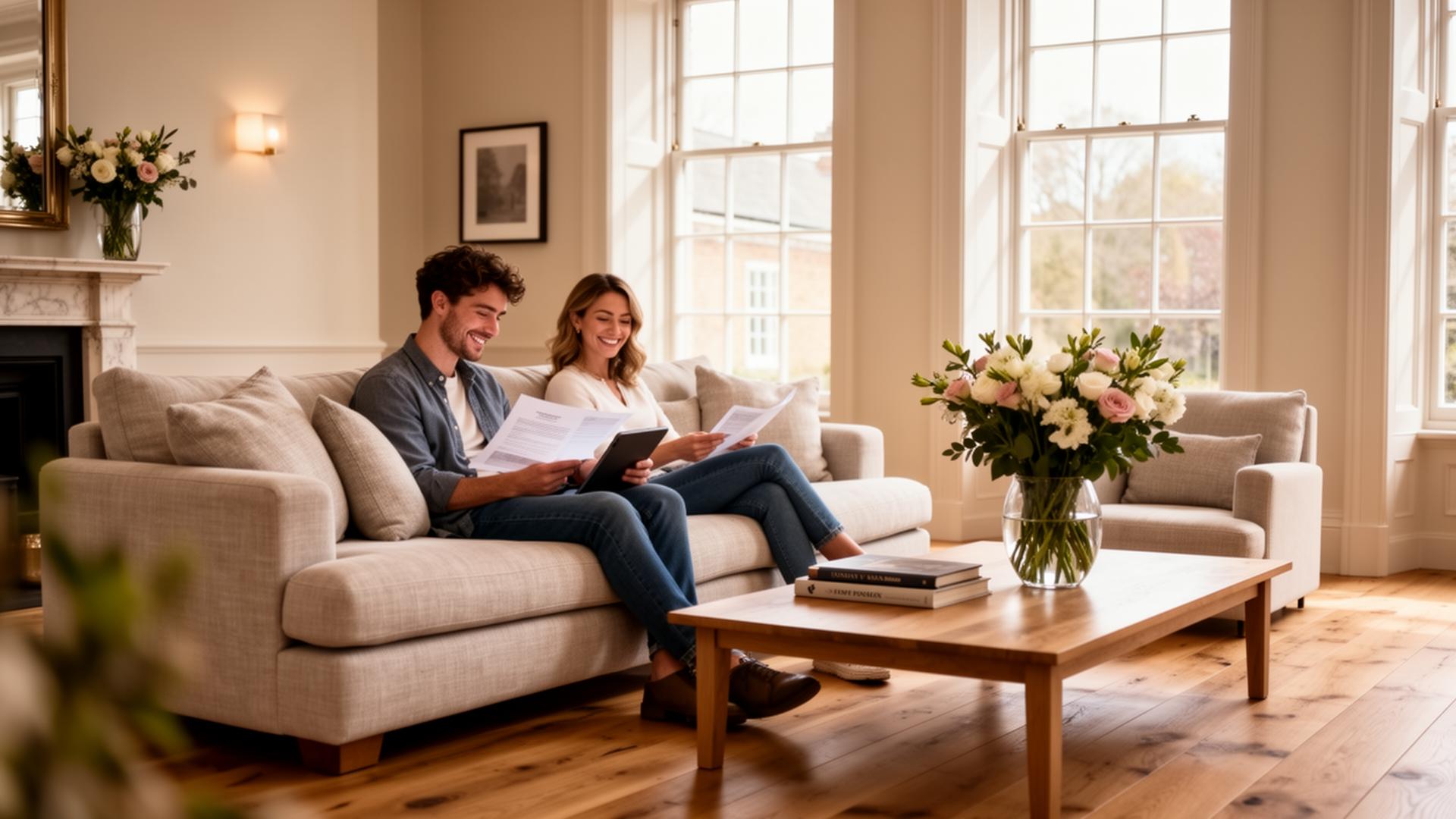 Elegant British home interior