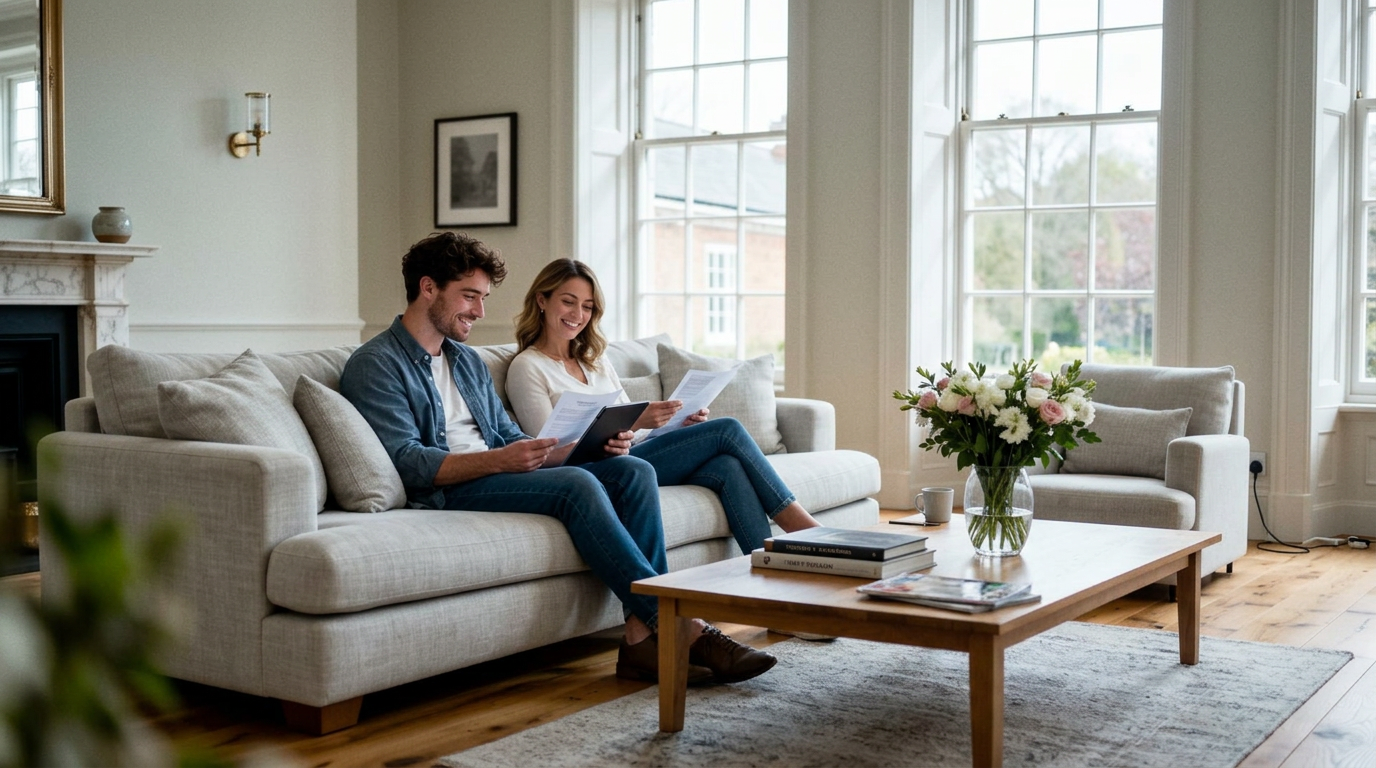 Elegant British home interior